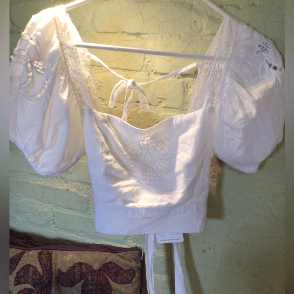 NEW! Band of the Free Boho cottage blouse